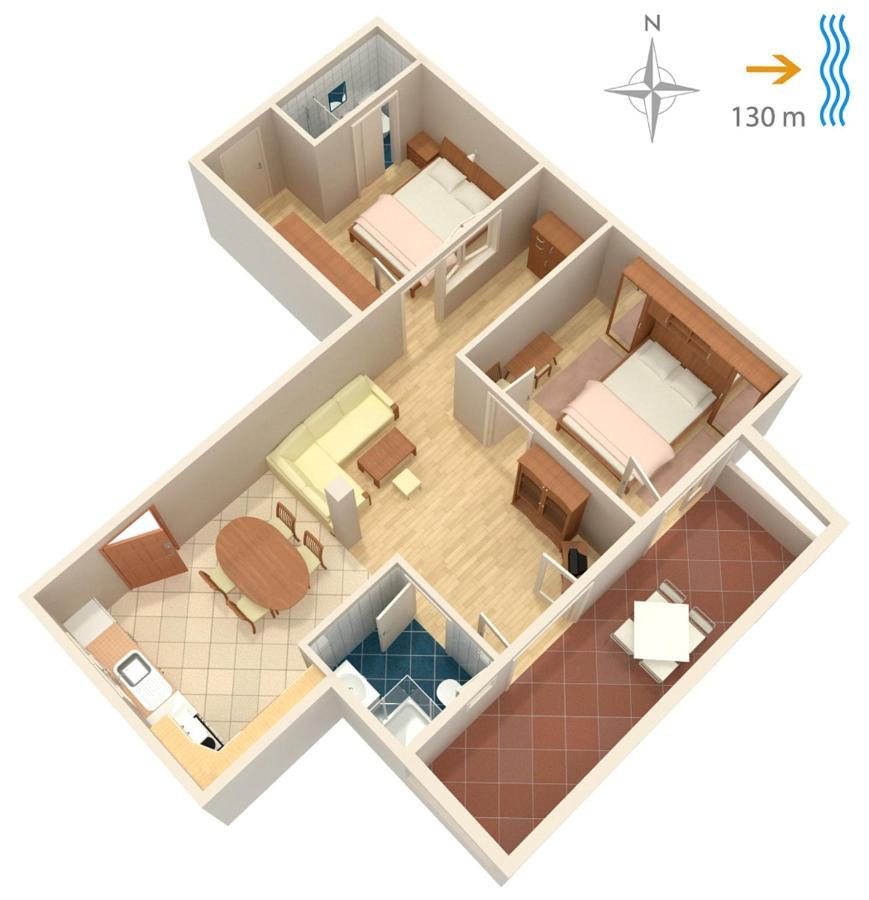 Apartment Supetarska Draga - Donja 2013B Dış mekan fotoğraf